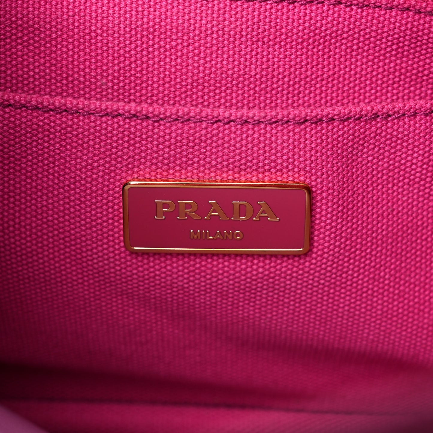 Canapa Small Logo Tote Fuxia