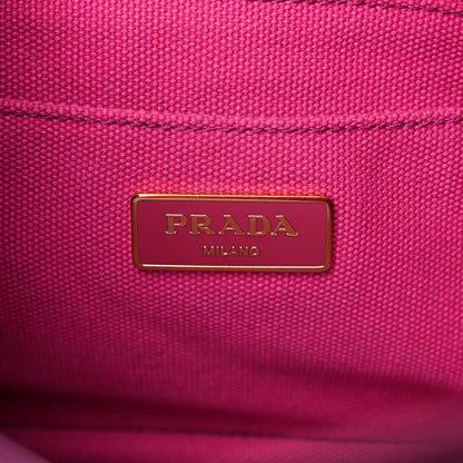 Prada Canapa Small Logo Tote Fuxia 6 of 17
