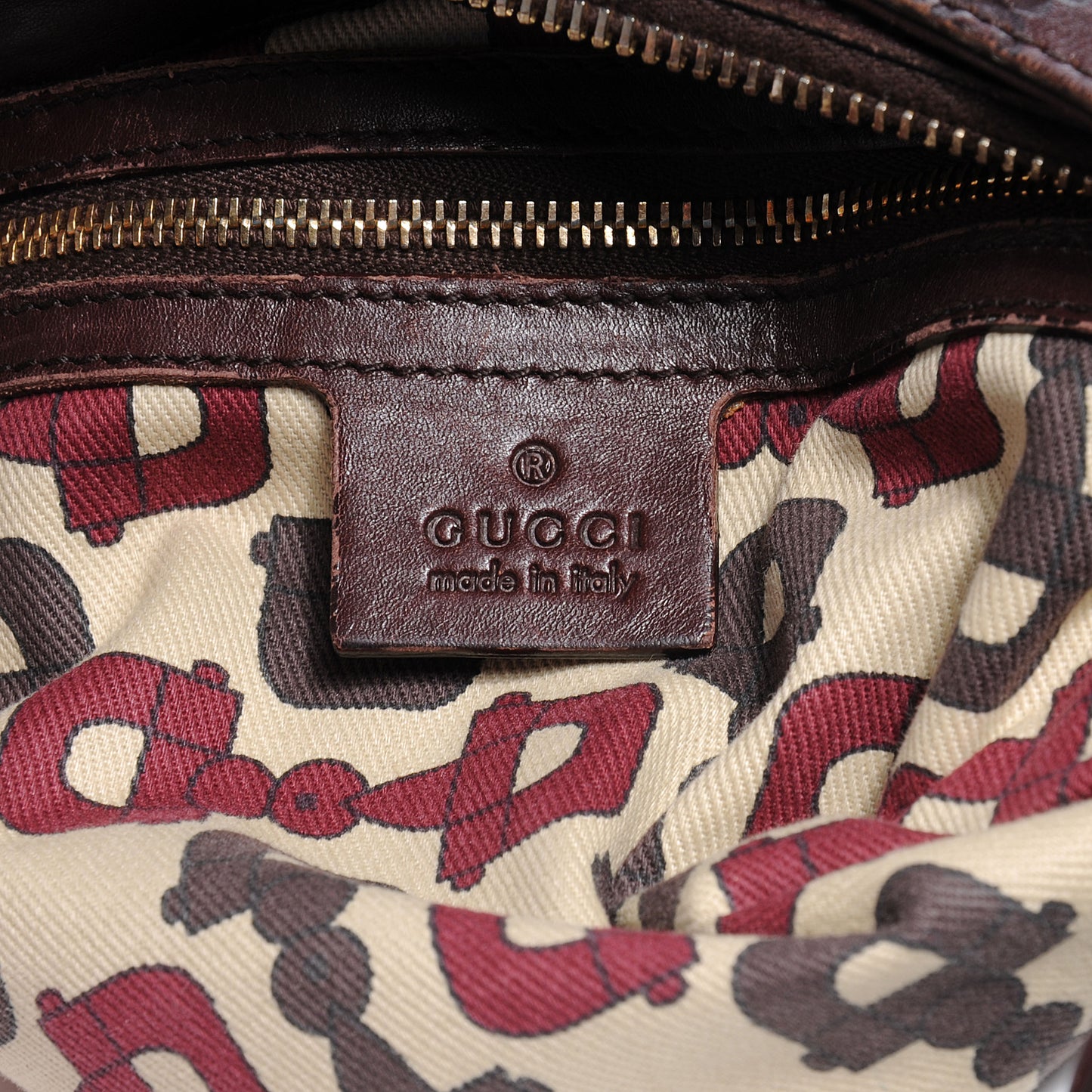 Guccissima Creole Hobo Chocolate