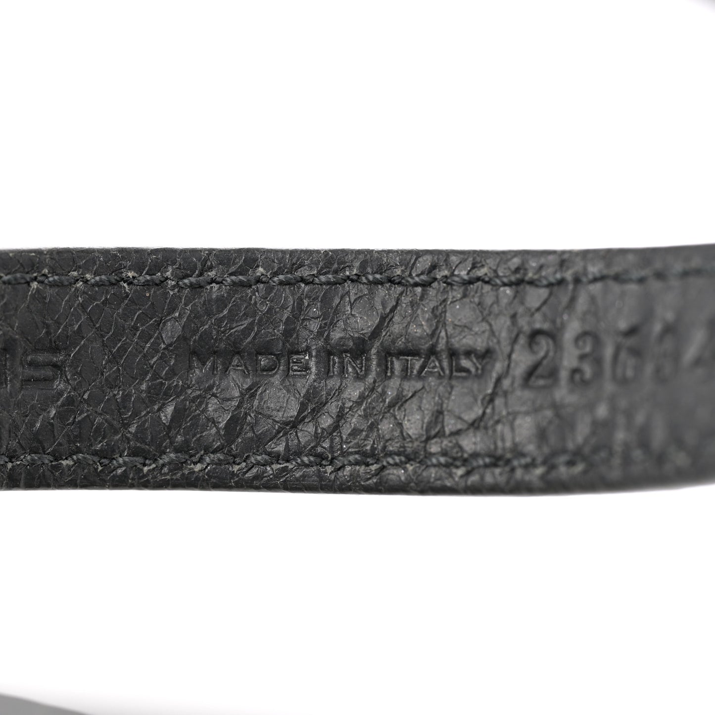 Agneau Arena Classic Hardware Triple Tour M Bracelet Anthracite