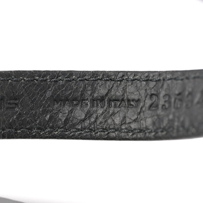 Balenciaga Agneau Arena Classic Hardware Triple Tour M Bracelet Anthracite 4 of 7