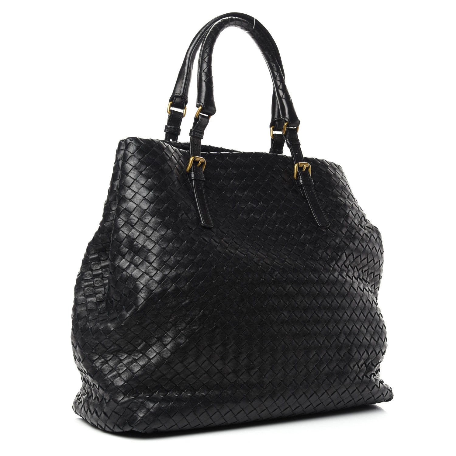 Bottega Veneta Nappa Intrecciato Medium Seamless Tote Black 3 of 9