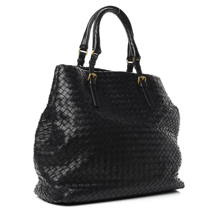 Bottega Veneta Nappa Intrecciato Medium Seamless Tote Black 3 of 9