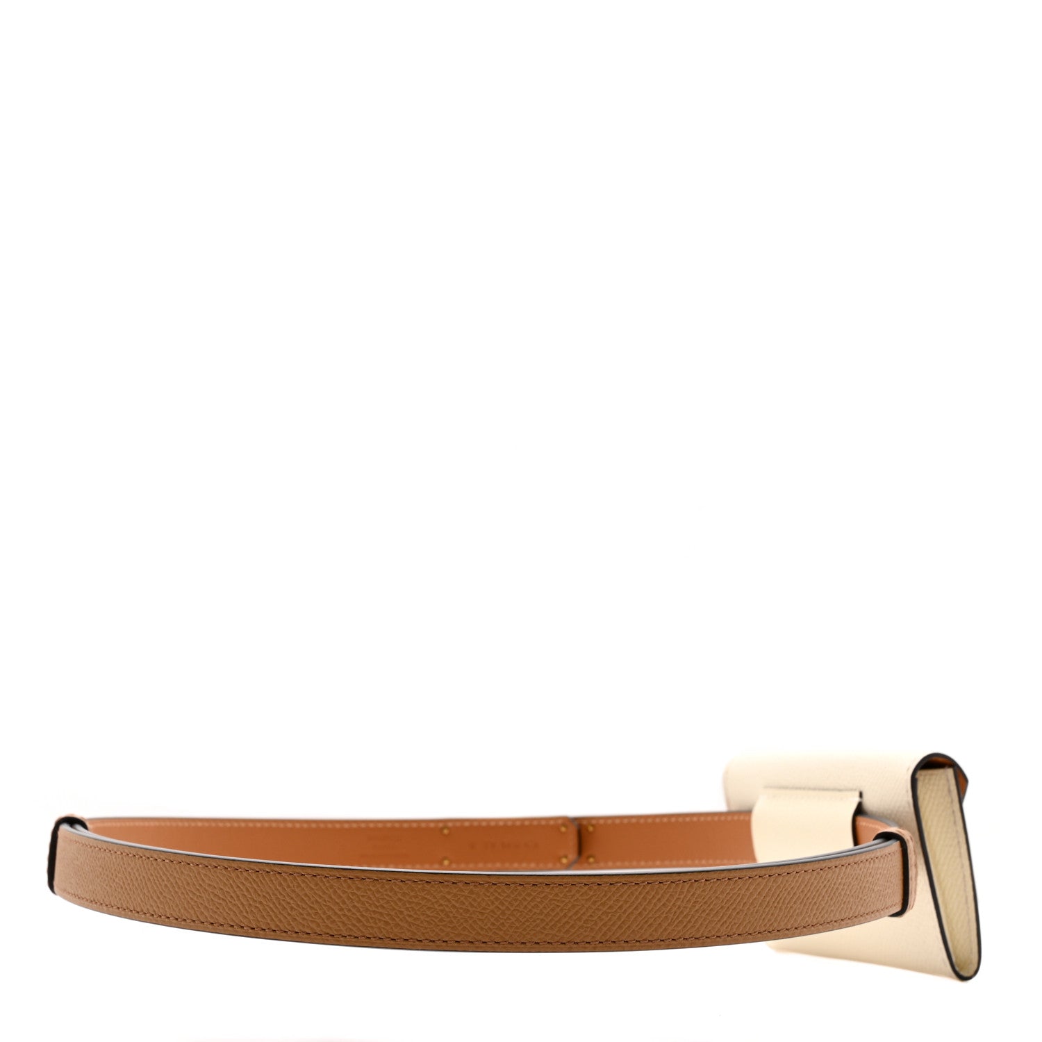 Hermes Epsom Kelly Pocket Belt Biscuit Nata 2 of 7