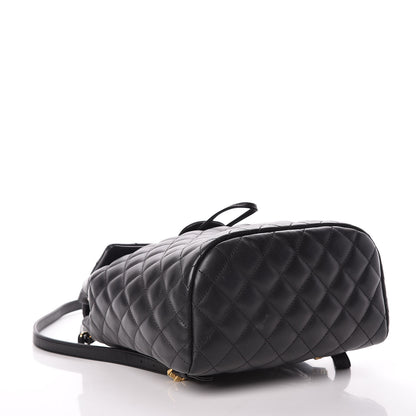 Chanel Calfskin Quilted Small Urban Spirit Backpack Black 4 of 13