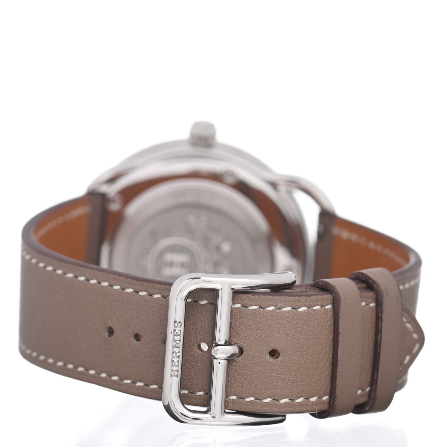 Stainless Steel Swift 38mm Arceau Quartz Watch Etoupe