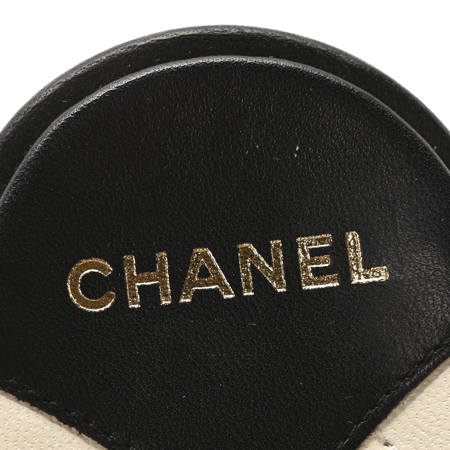 Chanel Lambskin CC Strappy Sandal 37 Black 8 of 9