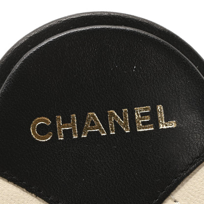 Chanel Lambskin CC Strappy Sandal 37 Black 8 of 9