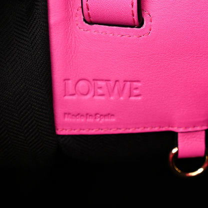 Loewe Calfskin Small Hammock Shoulder Bag Shocking Pink White 6 of 10
