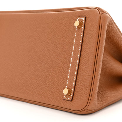 Hermes Togo Birkin 30 Gold 9 of 11