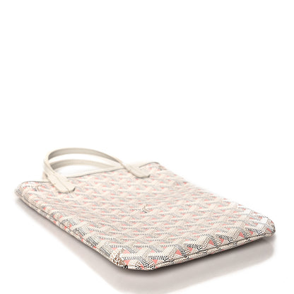 Goyard Goyardine Poitiers Claire Voie Tote White Pink 4 of 10
