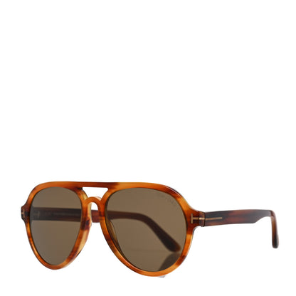 Tom Ford Acetate Rory Aviator Sunglasses TF596 Dark Havana 1 of 7