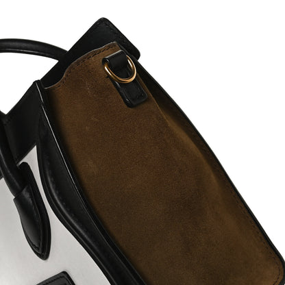 Celine Smooth Calfskin Suede Nano Tri-Color Luggage White 16 of 16