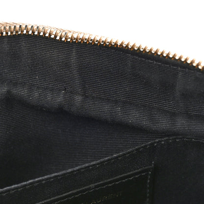 Saint Laurent Calfskin Matelasse Monogram Lou Camera Bag Dark Beige 8 of 11