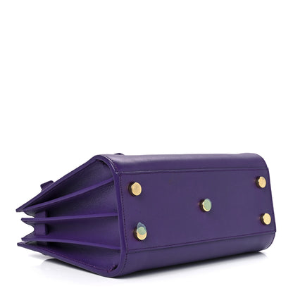 Saint Laurent Calfskin Nano Sac De Jour Purple 4 of 12