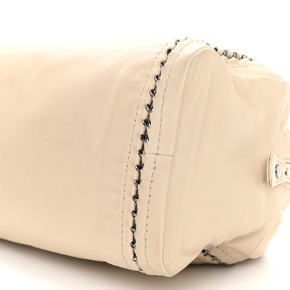 Chanel Smooth Calfskin Medium Luxe Ligne Bowler Light Beige 9 of 13
