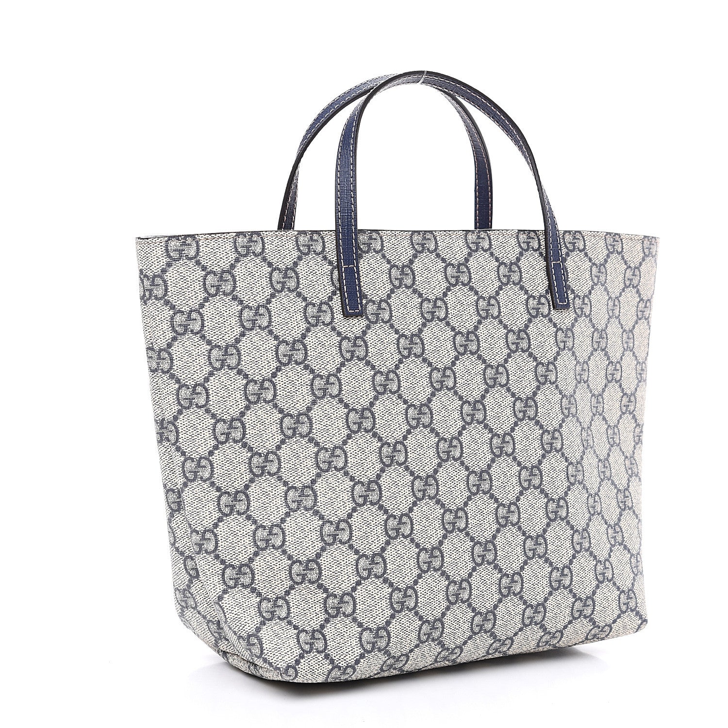 Gucci GG Supreme Monogram Childrens Crab Tote Navy 2 of 8