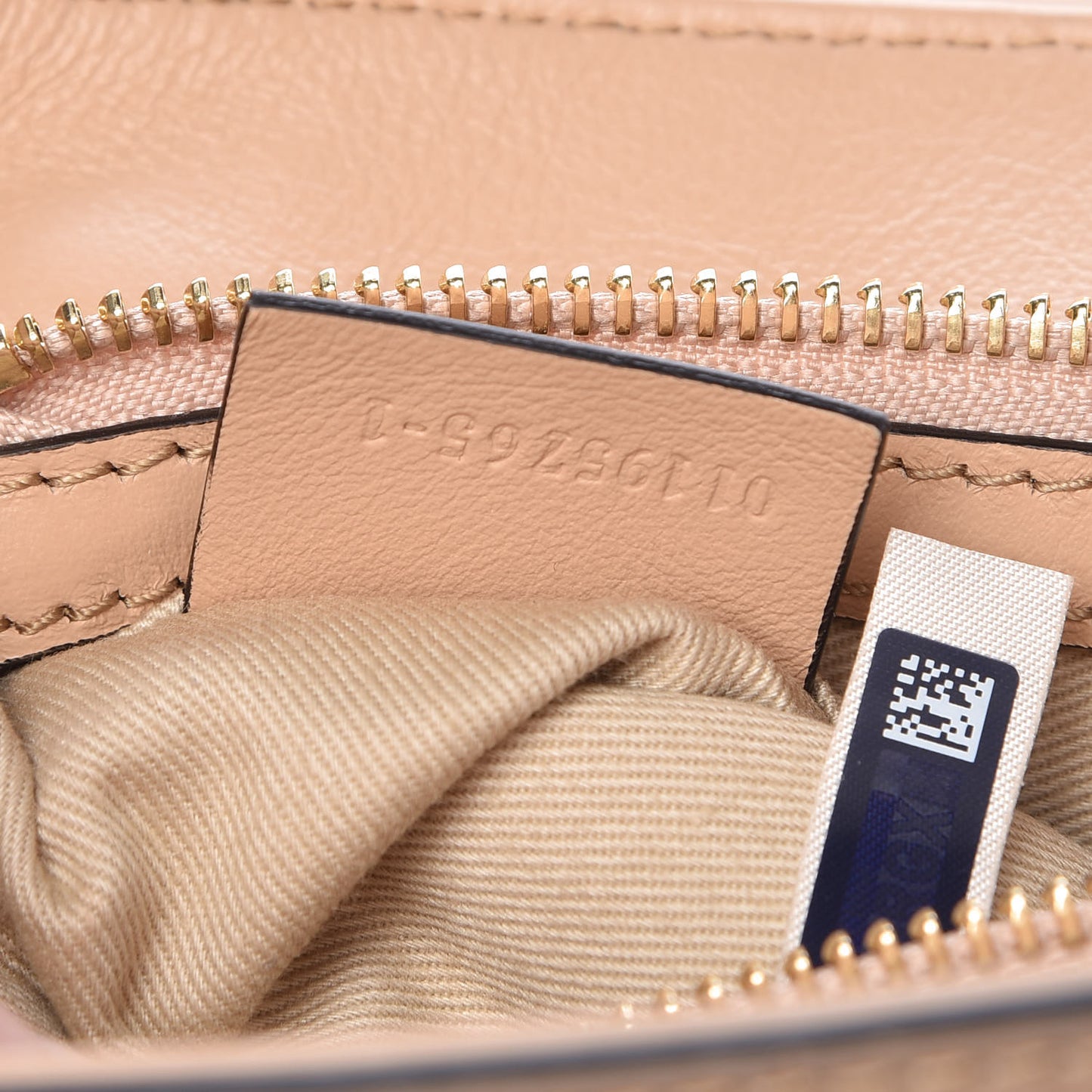 Calfskin Crocodile Embossed Small C Double Carry Nut