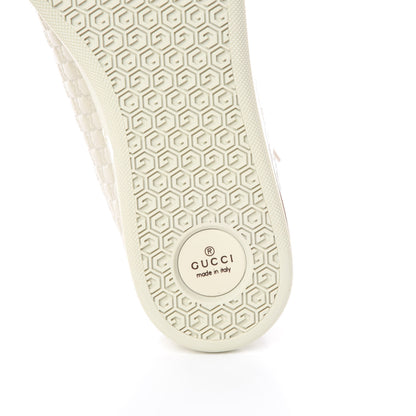 Gucci Soft Microguccissima Womens Sneakers 38.5 Mystic White 6 of 9