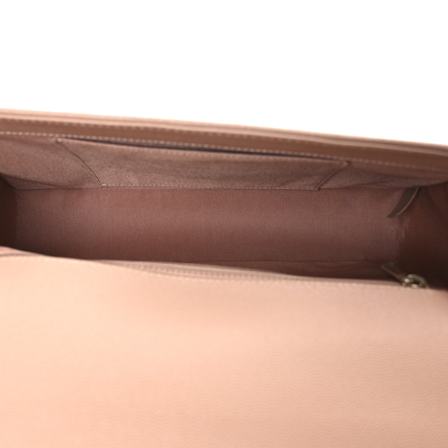 Caviar Quilted New Medium Boy Flap Beige