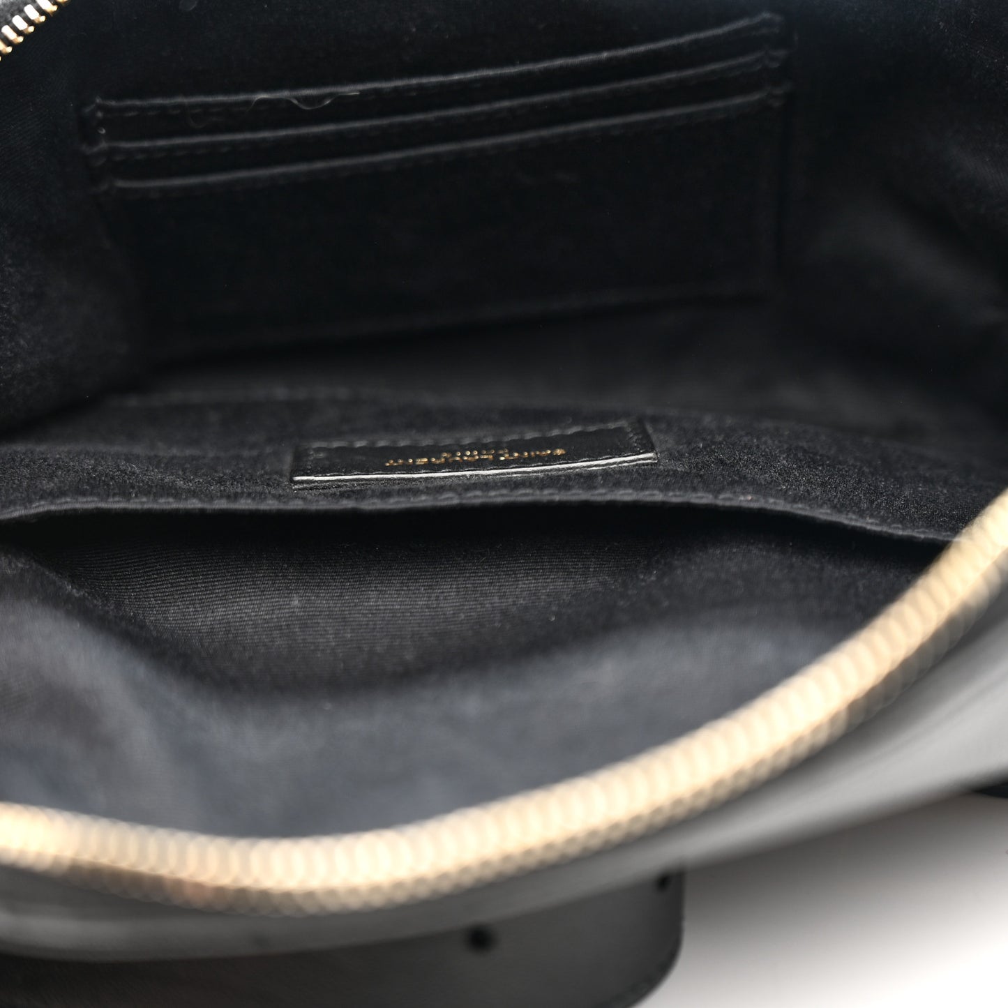Grain De Poudre Monogram Belt Bag Black