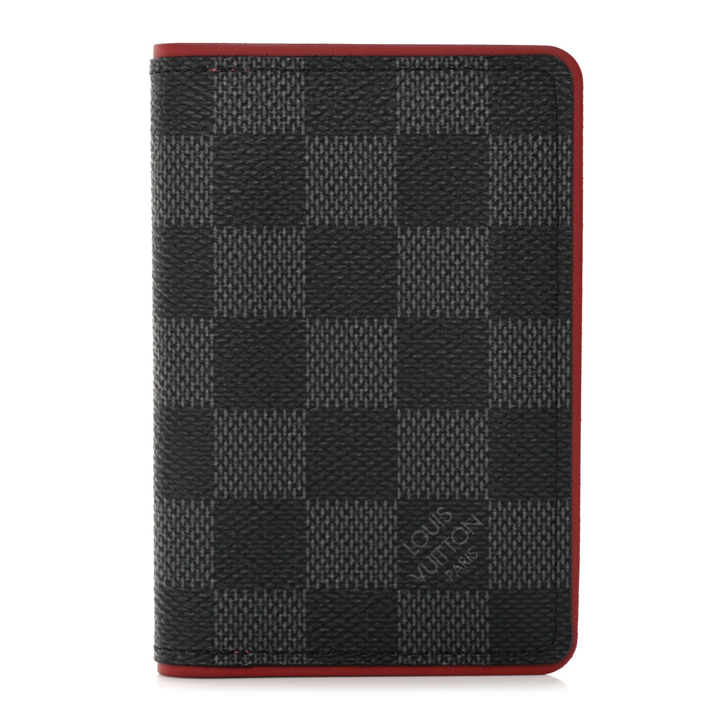 Damier Graphite Pocket Organizer Bordeaux
