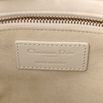 Christian Dior Ultra Matte Calfskin Cannage Medium Lady Dior Latte 6 of 9