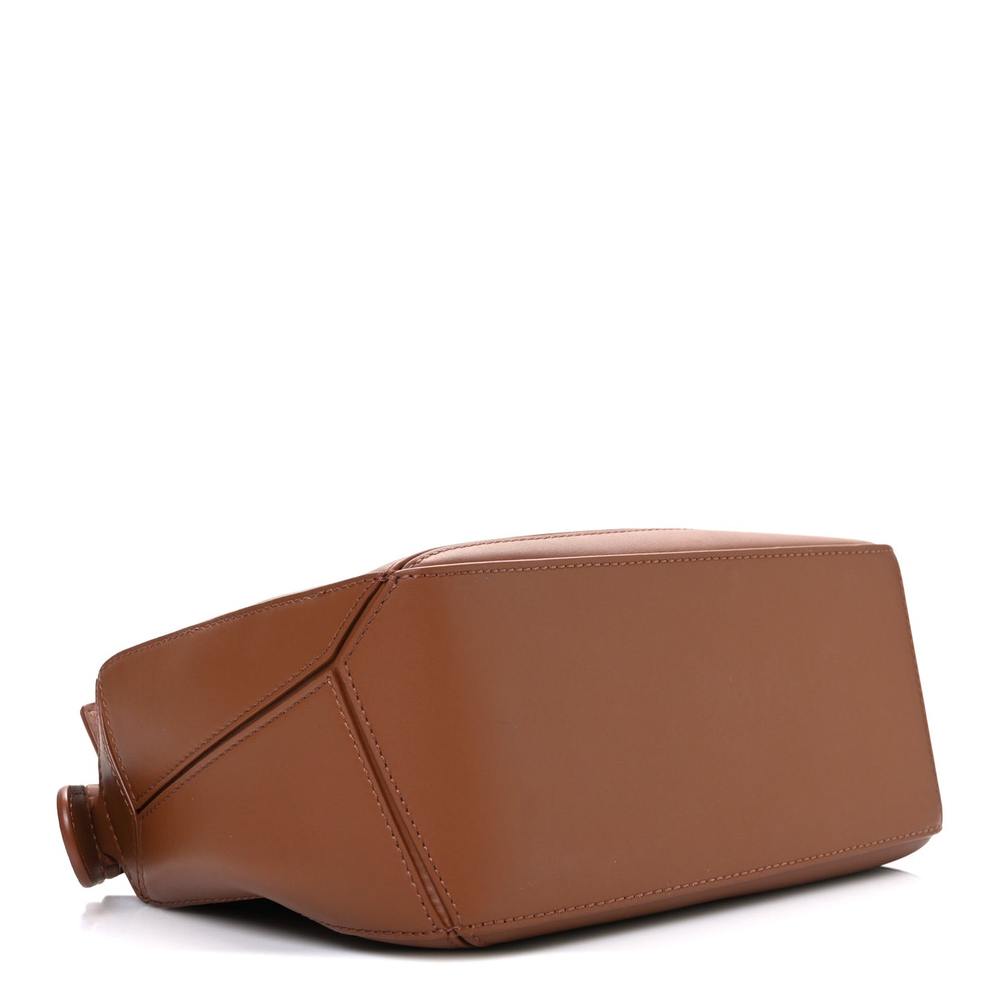 Satin Calfskin Small Puzzle Bag Pecan