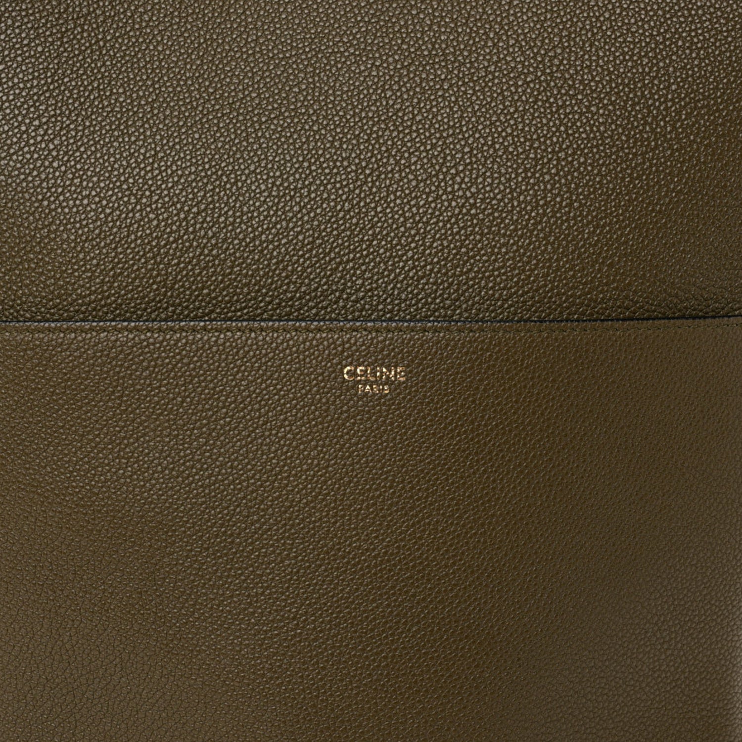 Celine Soft Grained Calfskin Sangle Bucket Bag Light Khaki 8 of 17
