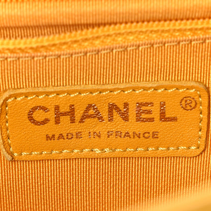 Chanel Lambskin Quilted New Medium Boy Flap Yellow 6 of 12