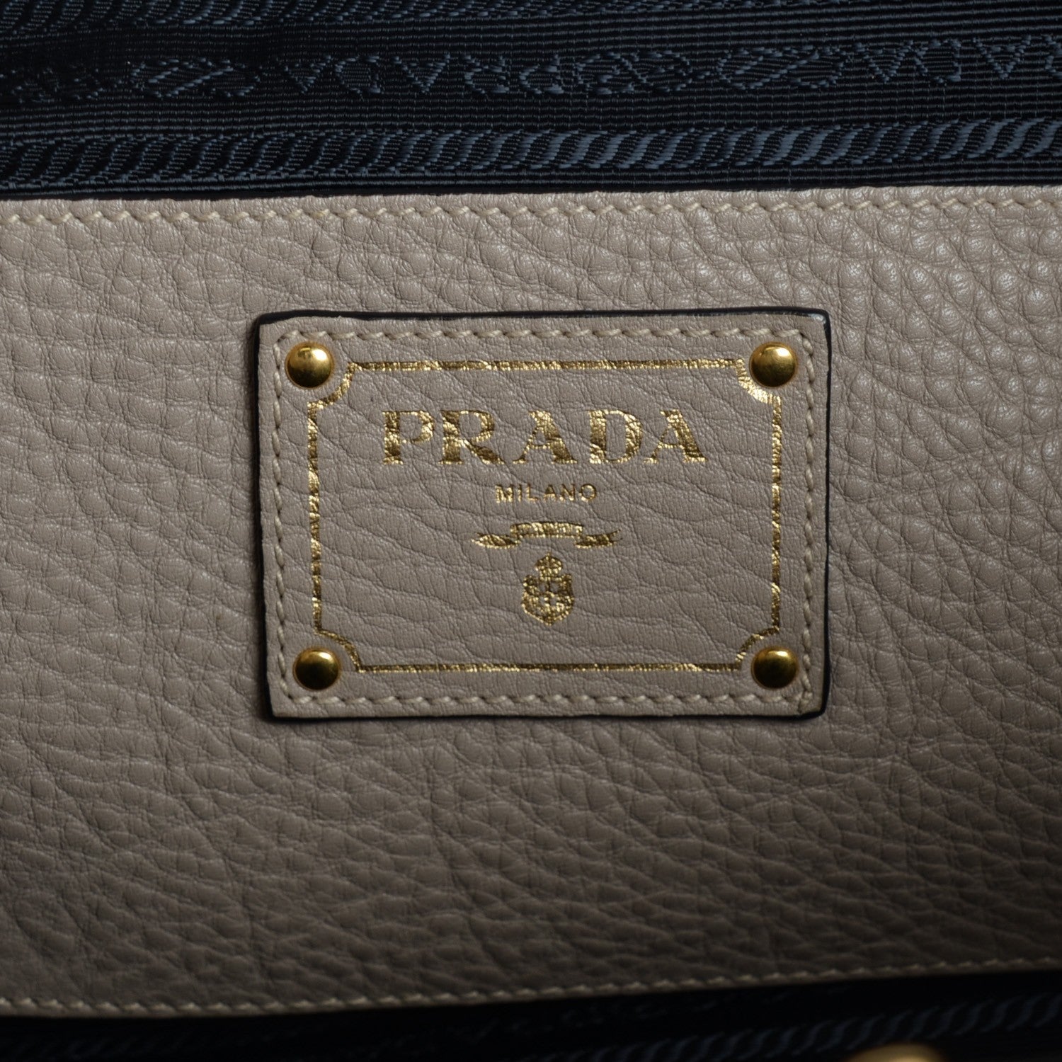 Prada Vitello Daino Shopping Tote Pomice 8 of 10