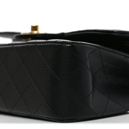 Chanel Caviar Quilted Small Double Flap Black 19 of 21