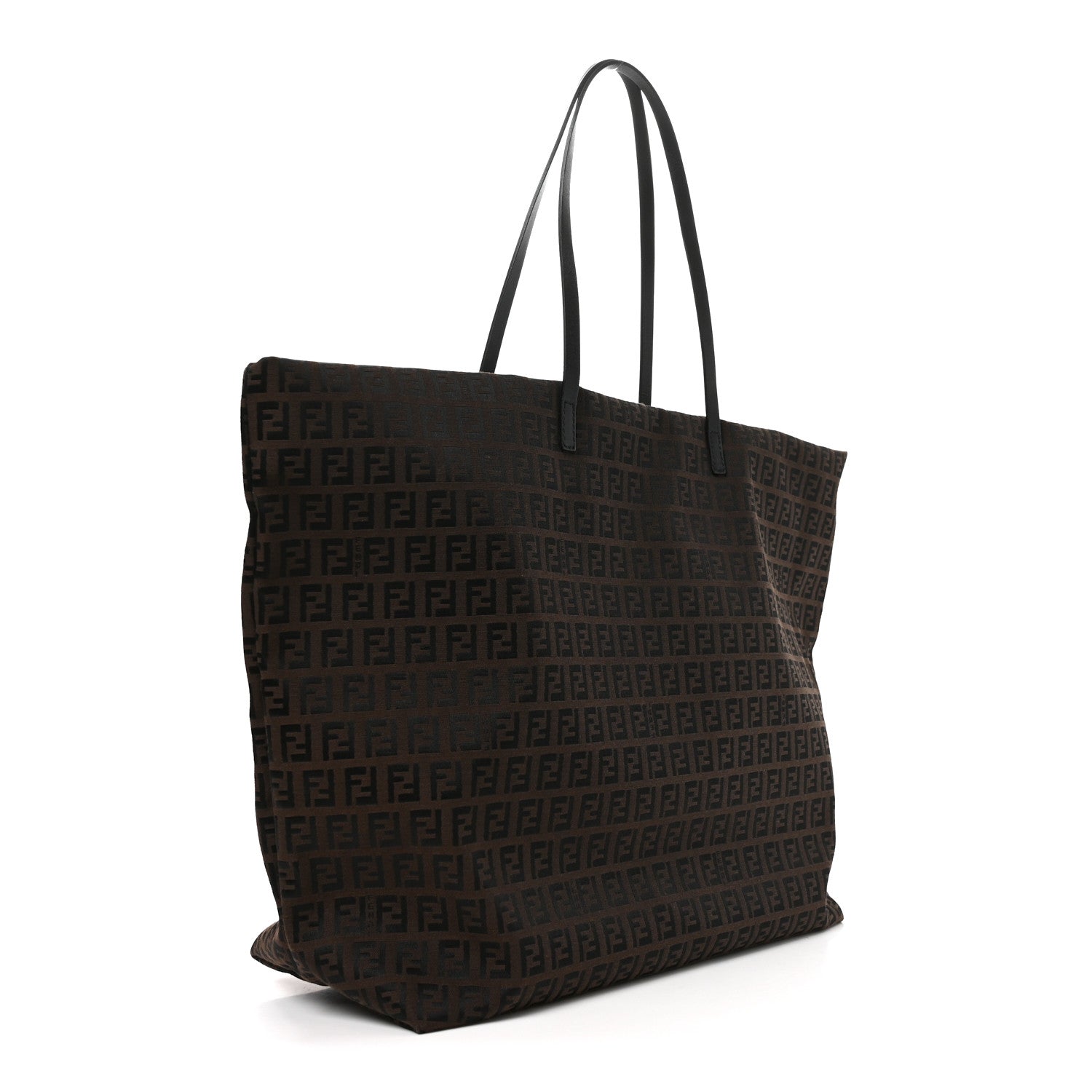 Fendi Zucchino Shopping Tote Tobacco 2 of 9