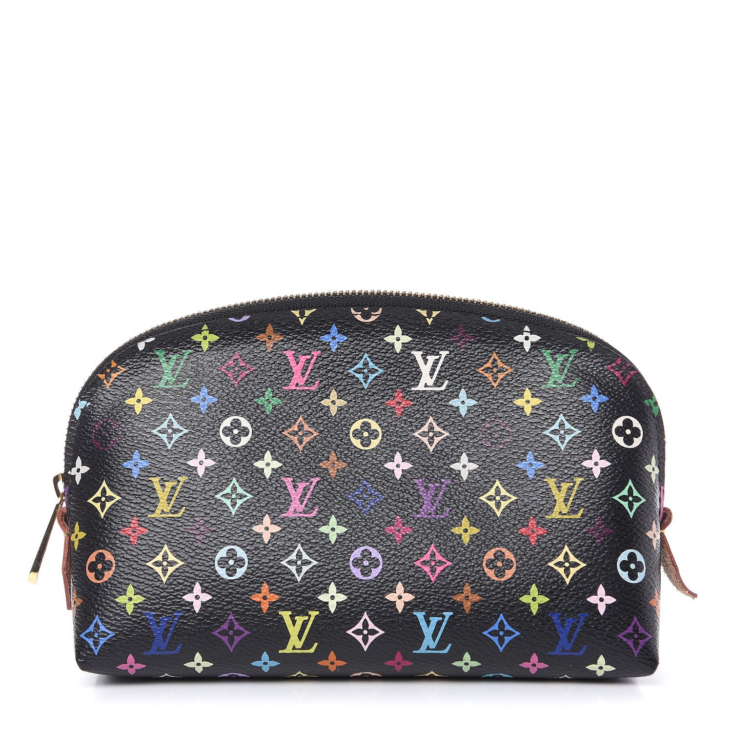 Louis Vuitton Monogram Multicolor Cosmetic Pouch Black Grenade 1 of 9
