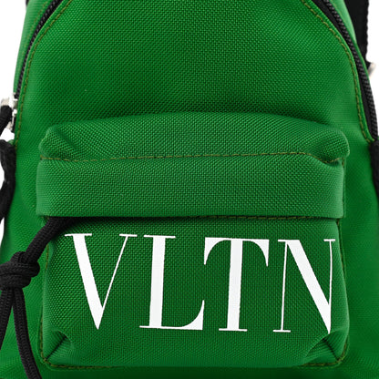 Valentino Garavani Nylon VLTN Print Mini Backpack Green White 7 of 9