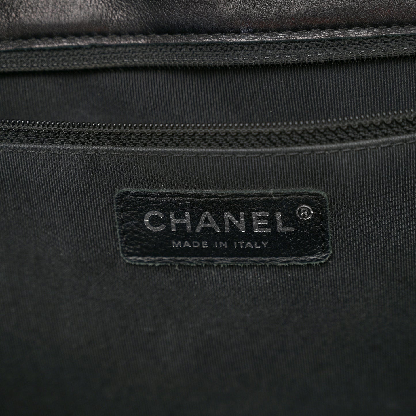 Calfskin Quilted Flap Tote Black Tote Black