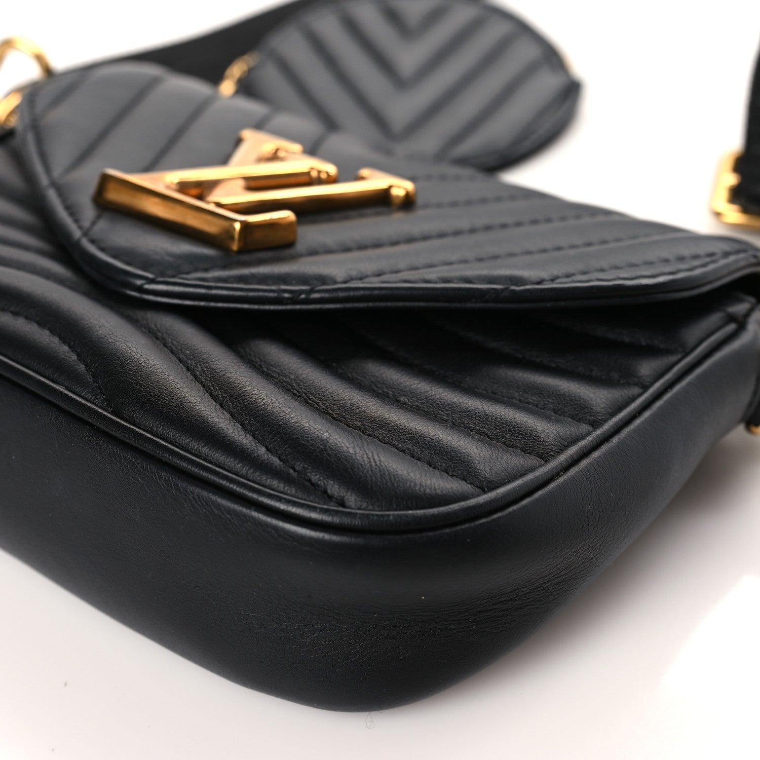 Louis Vuitton Calfskin New Wave Multi Pochette Black 8 of 8