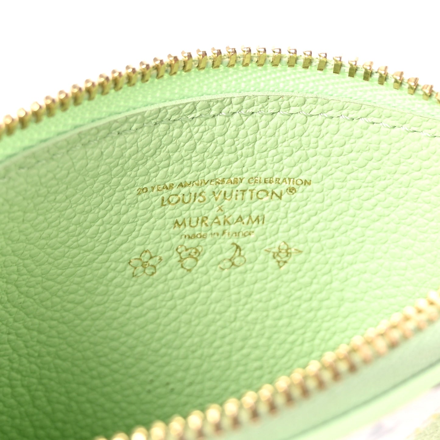 LV X TM Monogram Romy Card Holder Green Tea