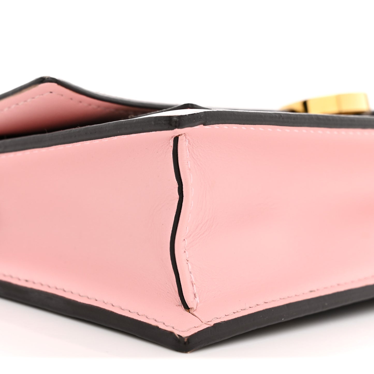 Monogram Flore Chain Wallet Rose Ballerine