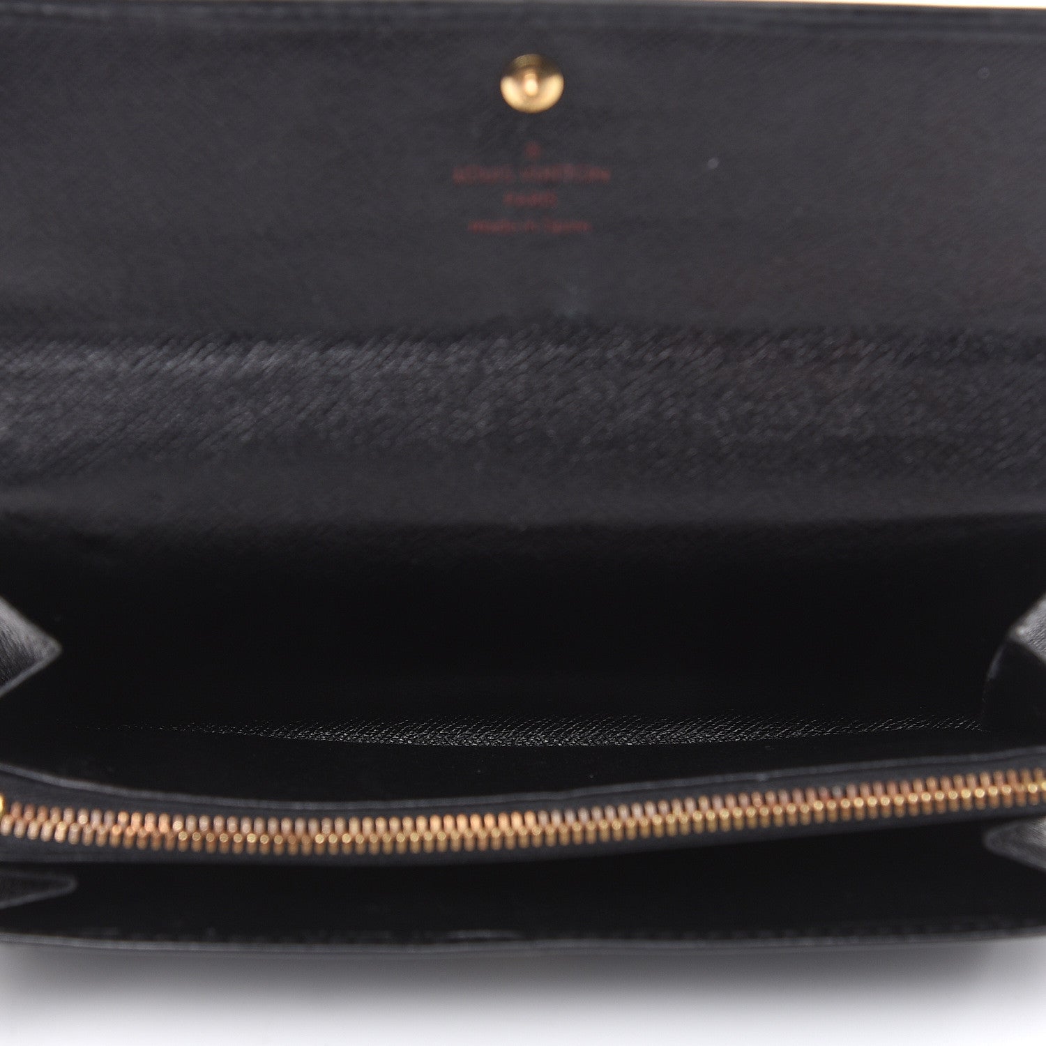 Louis Vuitton Epi Sarah Wallet Black 5 of 15