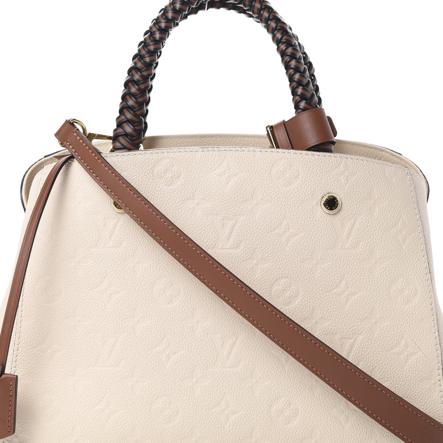 Empreinte Braided Montaigne MM Creme Beige Caramel