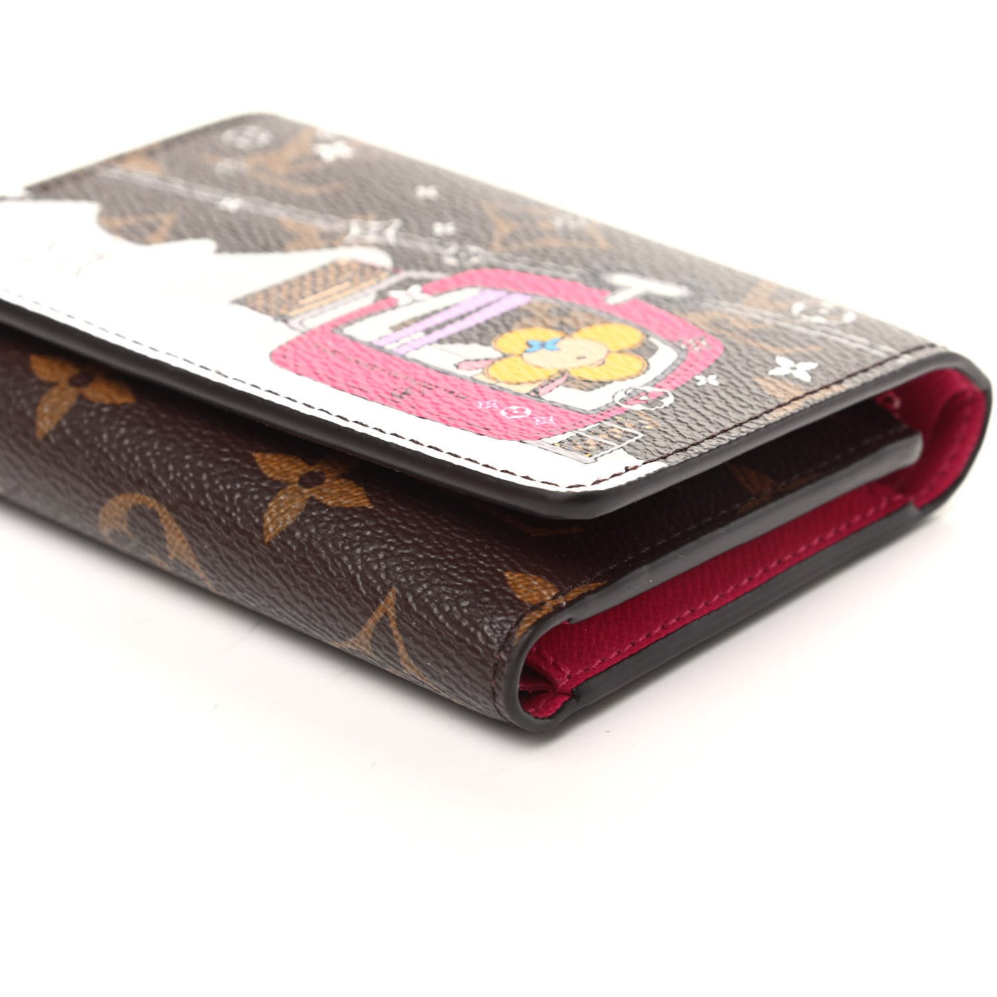 Monogram 2019 Christmas Animation Victorine Wallet Fuchsia