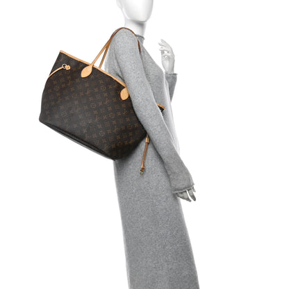 Louis Vuitton Monogram Neverfull MM 2 of 9