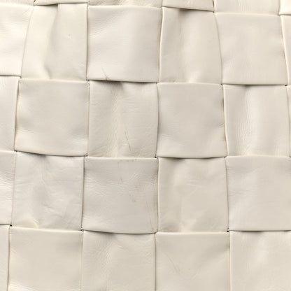 Bottega Veneta Calfskin Maxi Intrecciato Cassette Tote White 14 of 14