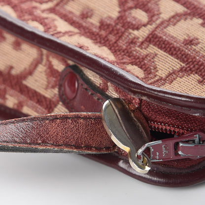 Christian Dior Monogram Shoulder Bag Red 11 of 13