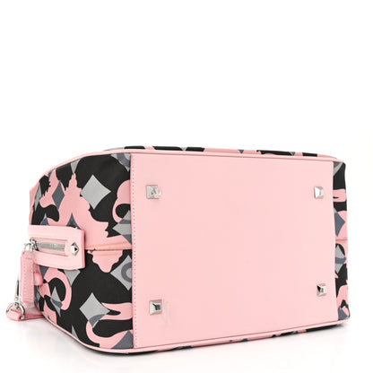 MCM Nylon Camo Top Handle Satchel Pink Blush 4 of 12