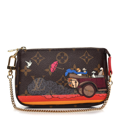 Louis Vuitton Monogram 2015 Christmas Animation Mini Pochette Accessories 1 of 9