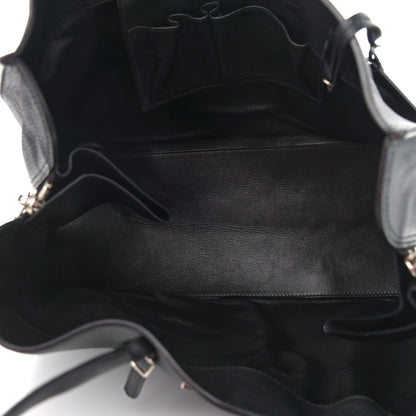 Balenciaga Calfskin Papier A4 Zip Around Plate Tote Black 5 of 10