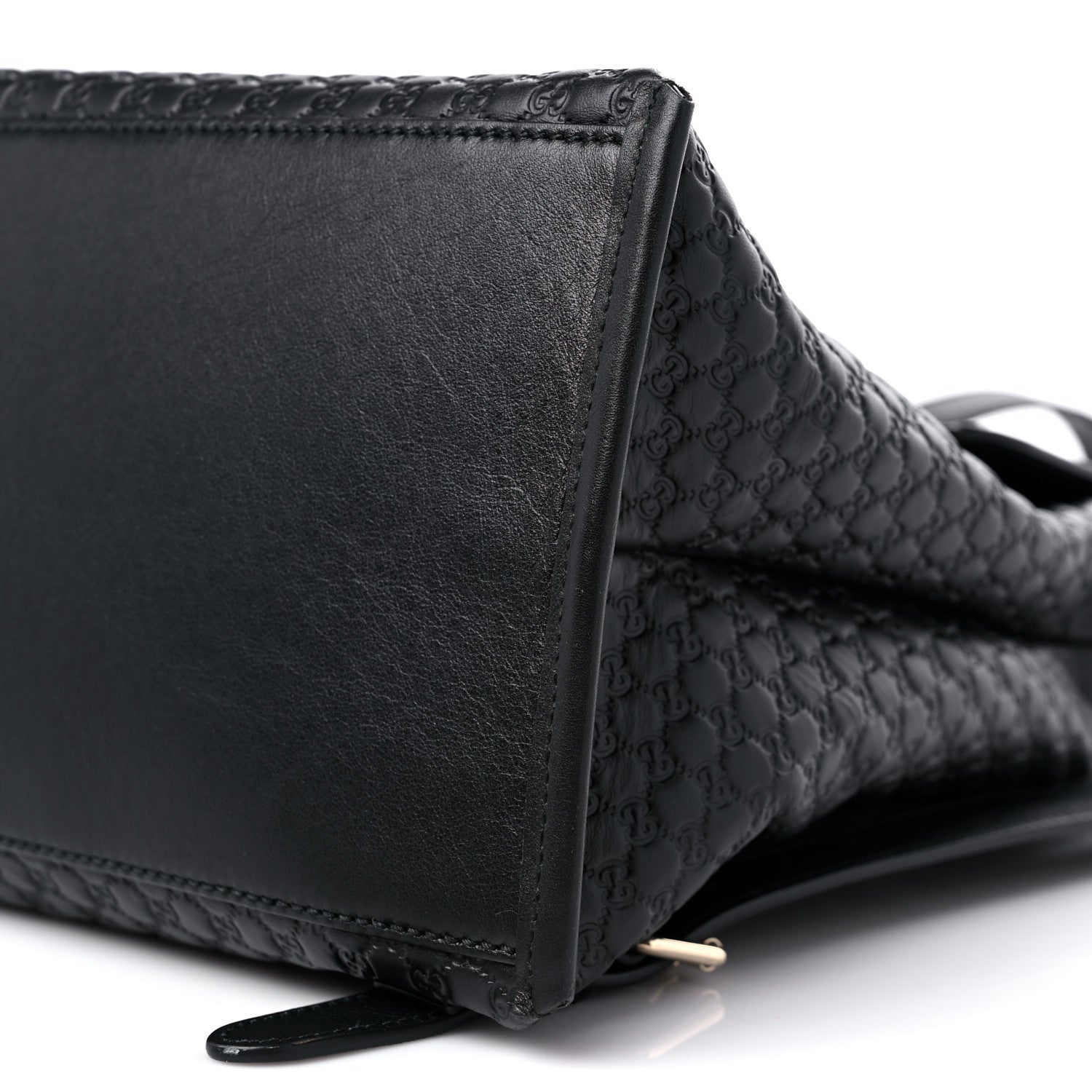 Gucci Microguccissima Drawstring Backpack Black 9 of 11