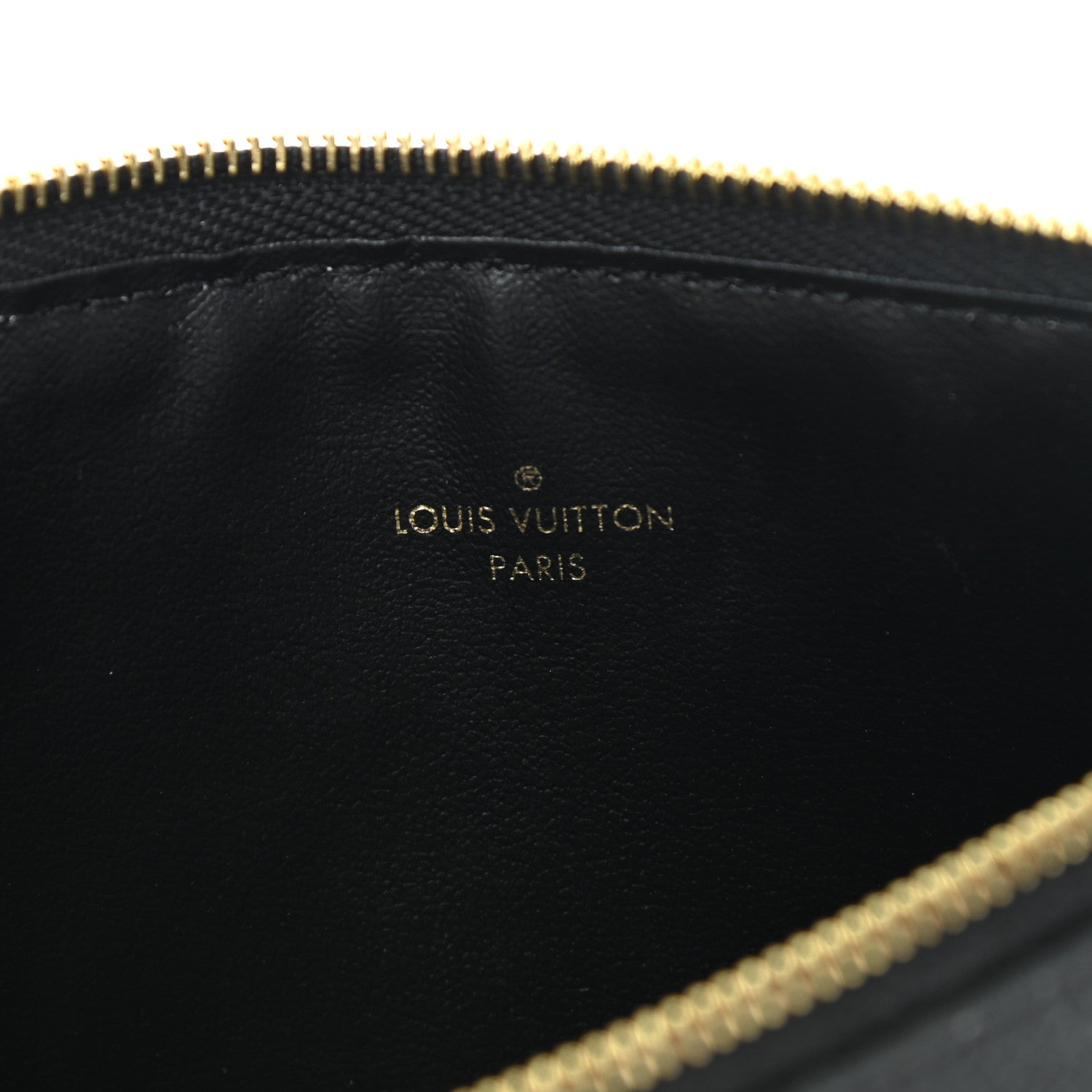 Louis Vuitton Empreinte Felicie Chain Wallet Zippered Insert Black 6 of 8